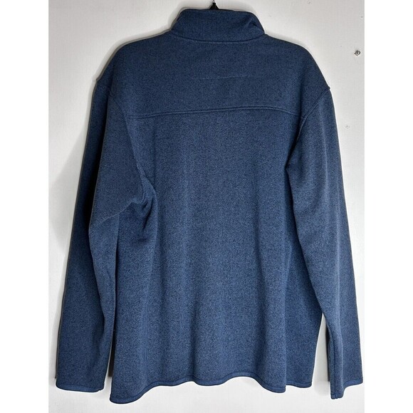 Orton Brothers Men's Blue Lightweight Sweater Fleece Jacket Size Large - Picture 2 of 8
